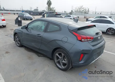 2020 Hyundai Veloster 2.0 z USA, uszkodzony, nr VIN KMHTG6AF1LU031894